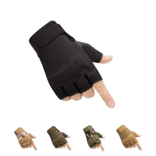 HYCOPROT Guanti Tattici Senza Dita Militari Leggeri Traspiranti Protettivi