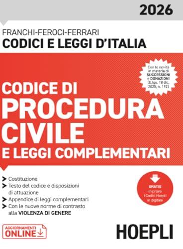 Codice di procedura civile e leggi complementari 2026