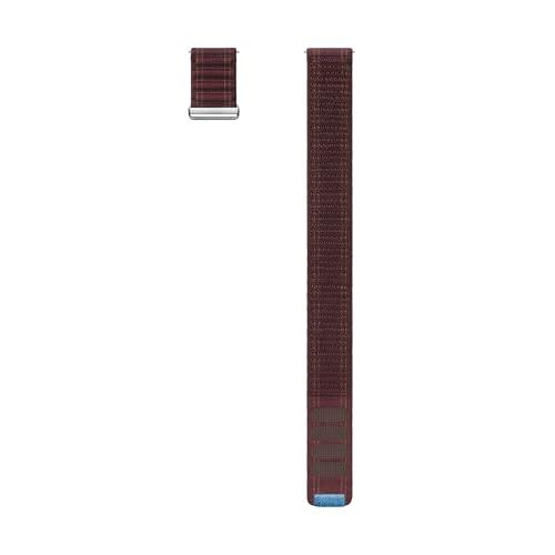 Samsung Fabric Band Cinturino in tessuto (S/M) per Galaxy Watch4 | Watch5 | Watch6 | Watch FE | Watch7 Series, Burgundy