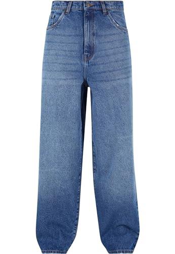 Urban Classics Heavy Ounce Baggy Fit Jeans - New Mid Blue Washed