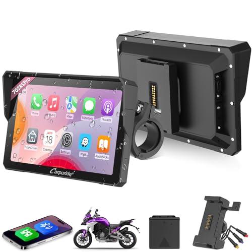Carpuride W702RS Pro Moto Carplay Schermo con Radar BSD e BM05 Mount