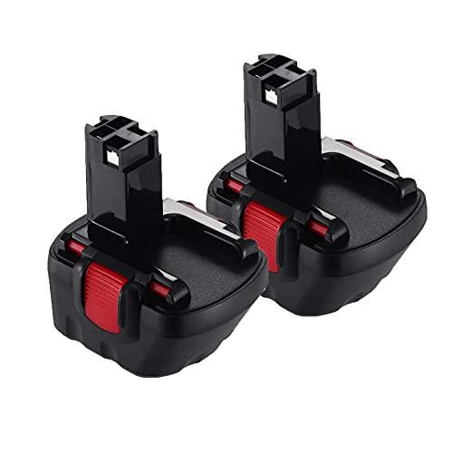 2 X Exemoro PSR 12 - Batteria di Ricambio 12V 3.6Ah per Utensili Bosch