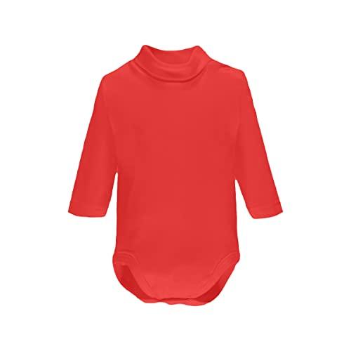 Ellepi Body Lupetto Rosso - Caldo Cotone, Manica Lunga, Neonato/Bambina