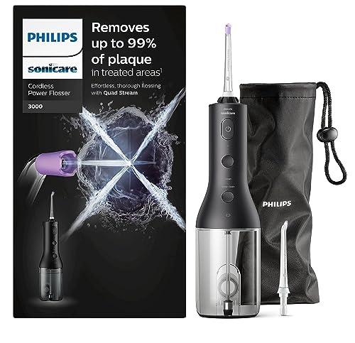 Philips Sonicare Power Flosser 3000 Irrigatore Orale Cordless Nero