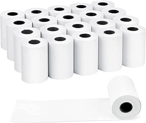 Rotoli Carta Termica 57 mm x 20 mt per Registratore di Cassa - Confezione da 100