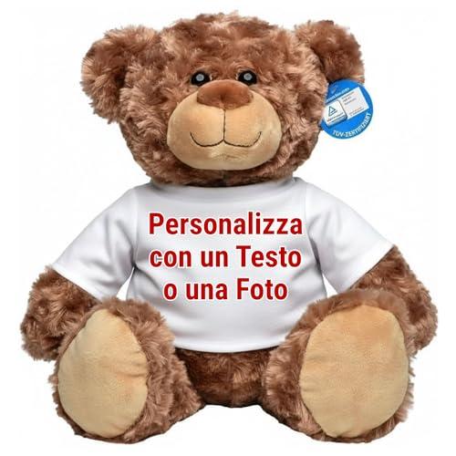 Orsetto di Peluche Personalizzato con Foto e Testo - Un Regalo Unico e Speciale