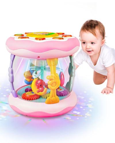 Giocattolo Musicale Rotante per Neonati: Luci, Suoni e Divertimento Interattivo