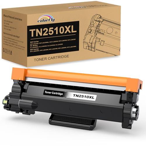Colorfly TN2510XL Toner Compatibile Brother, Nero, 3000 Pagine