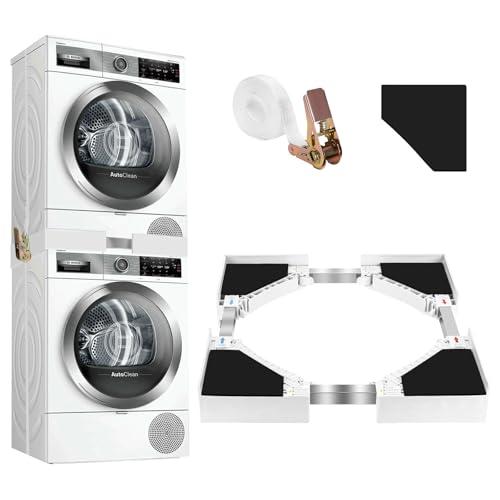 Zikenis Kit di Sovrapposizione Universale per Lavatrice e Asciugatrice