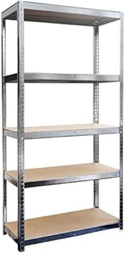 Scaffale Metallico Zincato 5 Ripiani - Megashopitalia