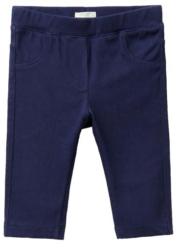 United Colors of Benetton Pantalone Jersey Stretch con Ricamo Coniglietto