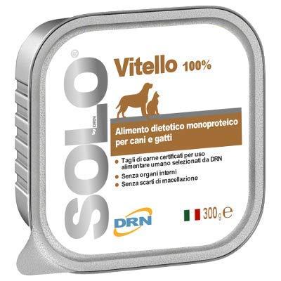 DRN Solo Vitello Monoproteico - Alimento Completo per Cani con Sensibilità Alimentari