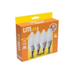 Beghelli Liteled.6 Oliva - Lampadina LED E14 7W C35/37
