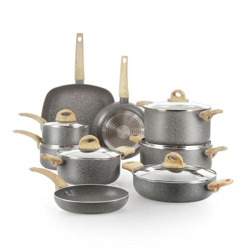 Batteria pentole 15 pezzi Mrs Wood Kasanova