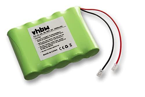 vhbw Batteria Pacco 5x AA Mignon NiMH 6V 2000mAh