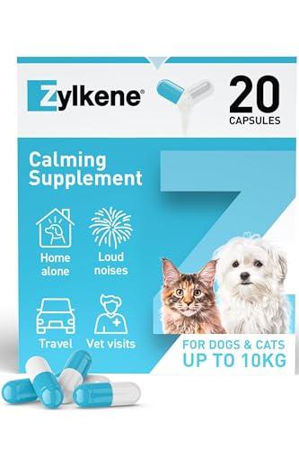 Zylkene 75 mg - Integratore Calmante per Cani e Gatti fino a 10 kg - 20 Capsule