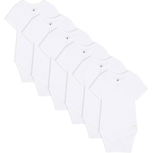 Bramble & Bear Confezione da 3/6 Body Neonato Manica Corta Cotone Biologico