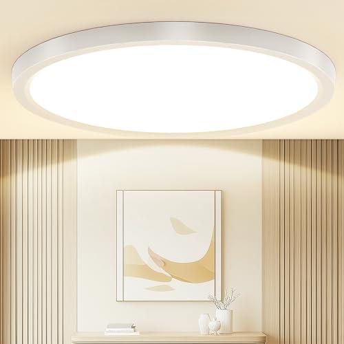 Taipow Plafoniera LED Soffitto 18W, 2448LM, 4000K, IP44, Ø22CM