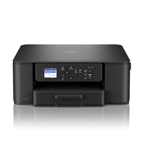 Brother DCPJ1310DW | Multifunzione inkjet a colori|Velocità fino a 16 ipm |Duplex incluso |Display da 4.5 cm|Cassetto da 150 fogli |WiFi e USB |Stampa e Scan mobile da app |Cartucce inbox da 200 pag