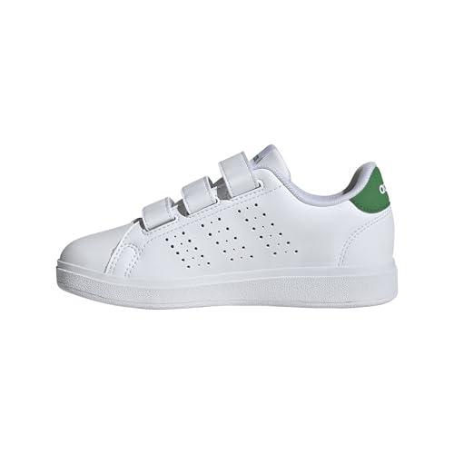 Adidas Advantage Base 2.0 Scarpe Junior - Bianco/Verde