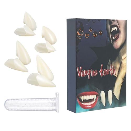 Kit Zanne Vampiro Professionali - 4 Misure Personalizzabili per Cosplay e Halloween