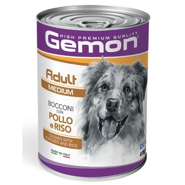 Gemon Umido Cane Adult All Breeds Pollo e Riso (12 x 400g)