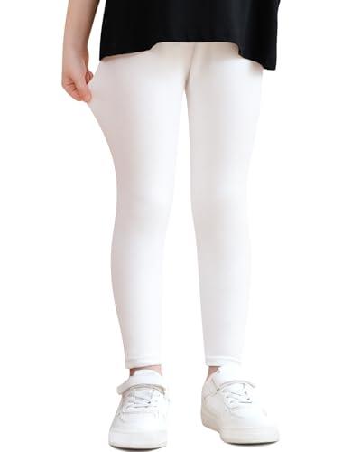 Adorel Leggings Bambina in Cotone Bianco - Comfort e Libertà di Movimento