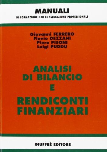 Analisi Di Bilancio E Rendiconti Finanzi