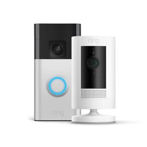 Ring Battery Video Doorbell - Videocitofono a Batteria con Videocamera Esterna