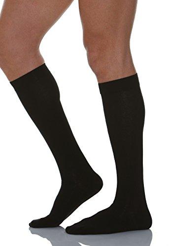 Relaxsan Calzini Unisex in Cotone a Compressione Graduata 18-22 mmHg - Nero, Taglia 3-M