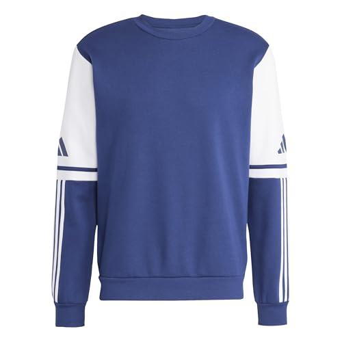 Adidas Squadra 25 Sweat Crew Uomo, Blu Navy Team 2/Bianco