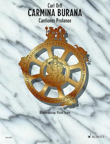Carmina Burana Vocal Score: Cantiones profanae. Soli (STBar), gemischter Chor (SATB), Kinderchor und Orchester. Klavierauszug.