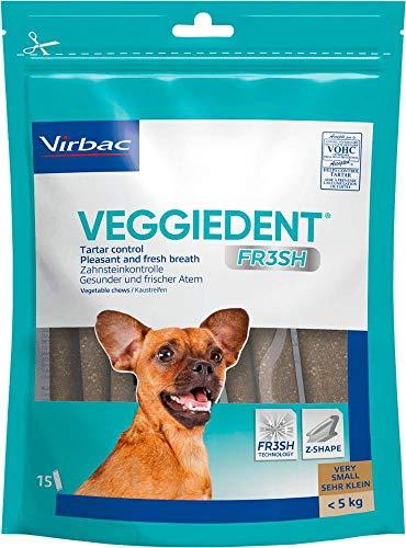 Virbac Veggiedent Strisce Dentali XS per Cani < 5 kg
