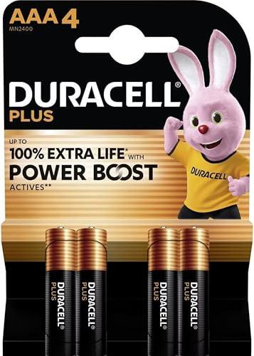Duracell Plus Power Boost AAA - 4 Pile Stilo