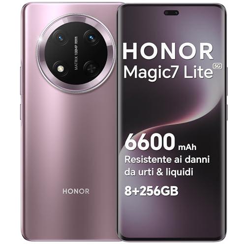 HONOR Magic7 Lite 5G Titanium Purple - Smartphone Android con Display AMOLED, Batteria 6600mAh e Fotocamera 108MP