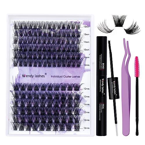 Ciglia Finte Ciuffetti Kit Lash Extension D Curl 0.07mm Mix 12-16mm WENDY LASHES