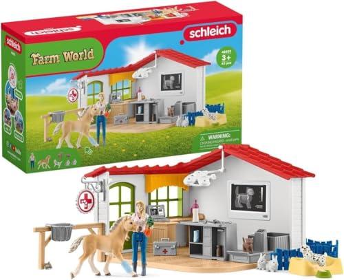 Schleich 42502 Studio veterinario con animali domestici