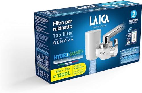 Filtro per rubinetto Laica Genova HYDROSMART+ METAL STOP