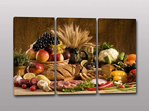 Quadro Moderno Frutta e Verdura per Cucina