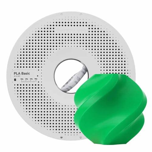 Bambu Lab PLA Basic - Filamento per Stampante 3D - Verde Bambu