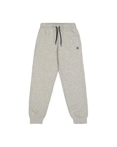 Champion Legacy Basics B - Pantaloni da Tuta Ultraleggeri Powerblend Fleece Grigio Melange Chiaro Bambino