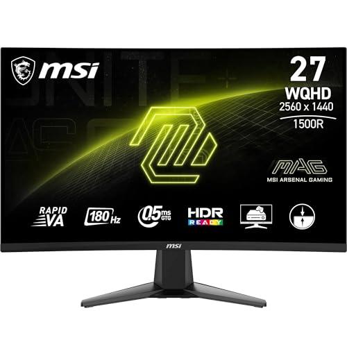 MSI MAG 27CQ6F Monitor Gaming Curvo WQHD 180Hz