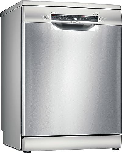 Bosch SMS4EMI01E Serie 4, Lavastoviglie da libera installazione, Home Connect, Acciaio, 60 cm