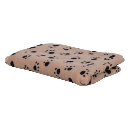 Kerbl Pet Coperta Cani Stella, Beige con Zampe, 140 x 100 cm