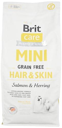 Brit Care Mini Hair e Skin Grain Free al Salmone e Aringa - 7 kg