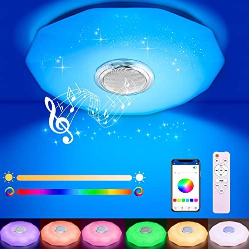 Plafoniera LED Musicale con Bluetooth e RGB Wholede
