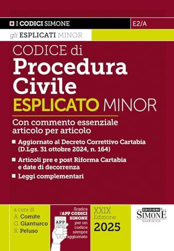 Codice di Procedura Civile Esplicato Minor - Edizione 2024