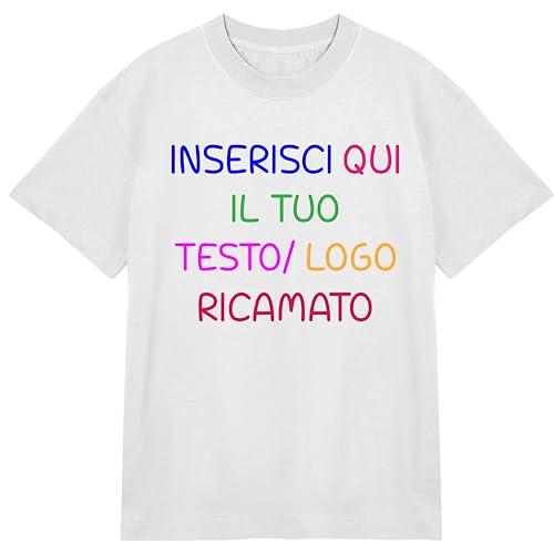 T-Shirt Oversize Unisex Personalizzabile con Ricamo