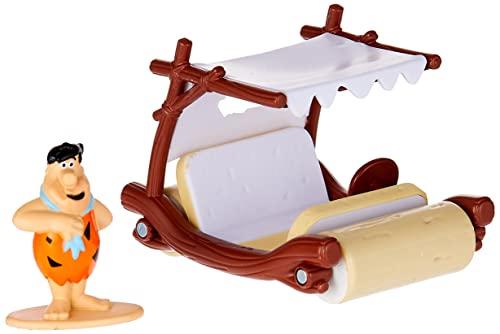 Jada - Flintmobile dei Flintstones, 1:32, con personaggio di Fred