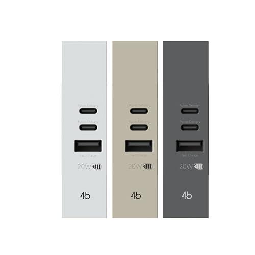 4box - Alimentatore USB CCA 20W compatibile Bticino® LivingNow™